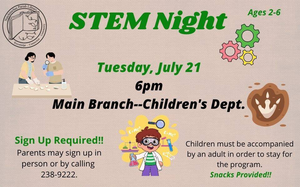 STEM Night (Ages 2-5)