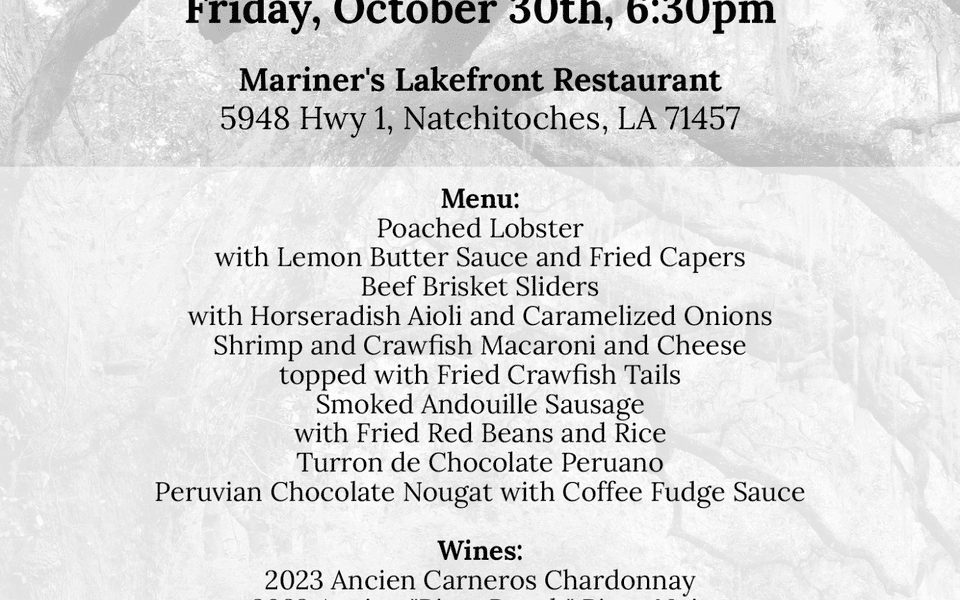 Dinner with the Wine Maker | Ancien